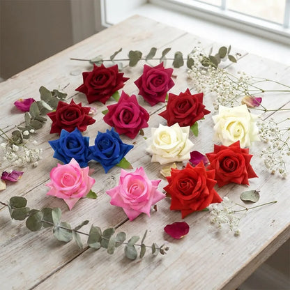 Colorful Flower Hair Clips