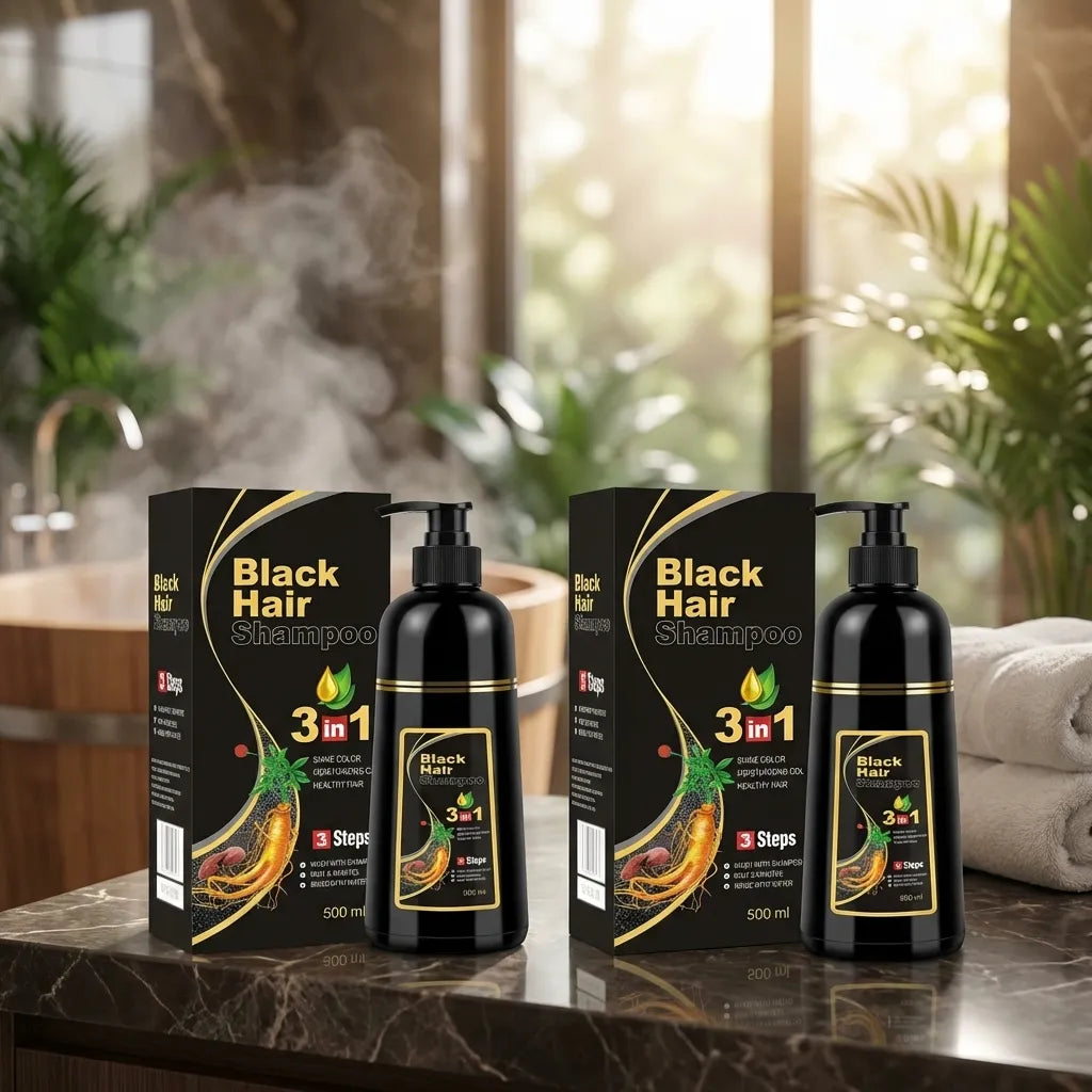 3-in-1 Black Hair Shampoo (Buy 1 Get 1 Free)