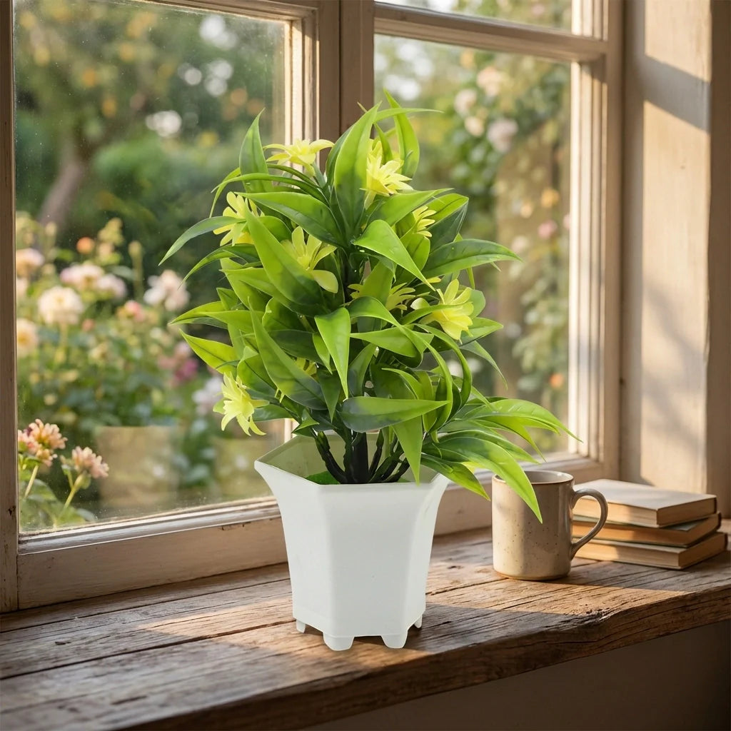 Artificial Flower Pot Decor