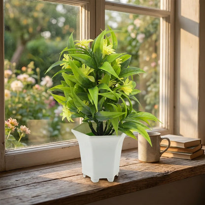Artificial Flower Pot Decor