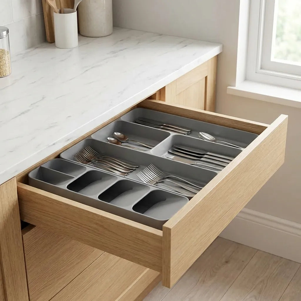 1 Pc Cutlery Tray Box Used For Storing