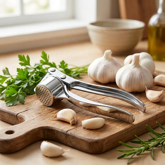 Aluminum Garlic Crusher