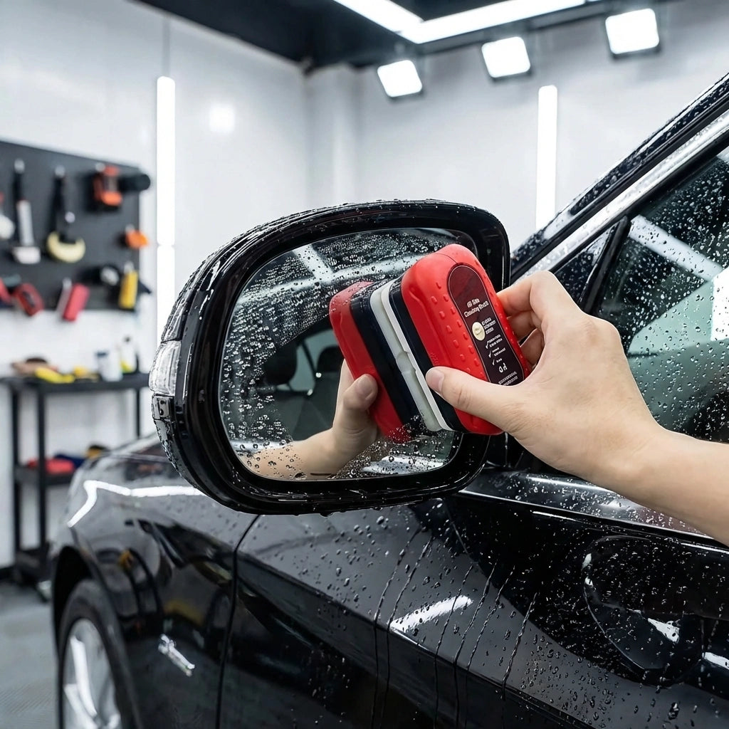 Car Glass Oil Film Cleaning Brush Automotive Glass
