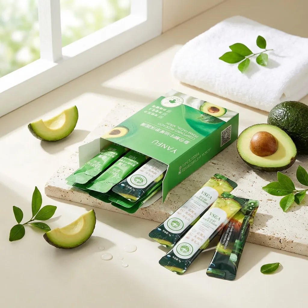 Avocado Bubble Mask Set