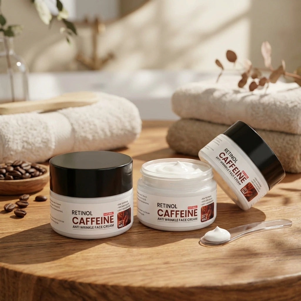 Retinol Caffeine Anti Wrinkle Face Cream (Pack of 2)
