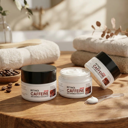 Retinol Caffeine Anti Wrinkle Face Cream (Pack of 2)