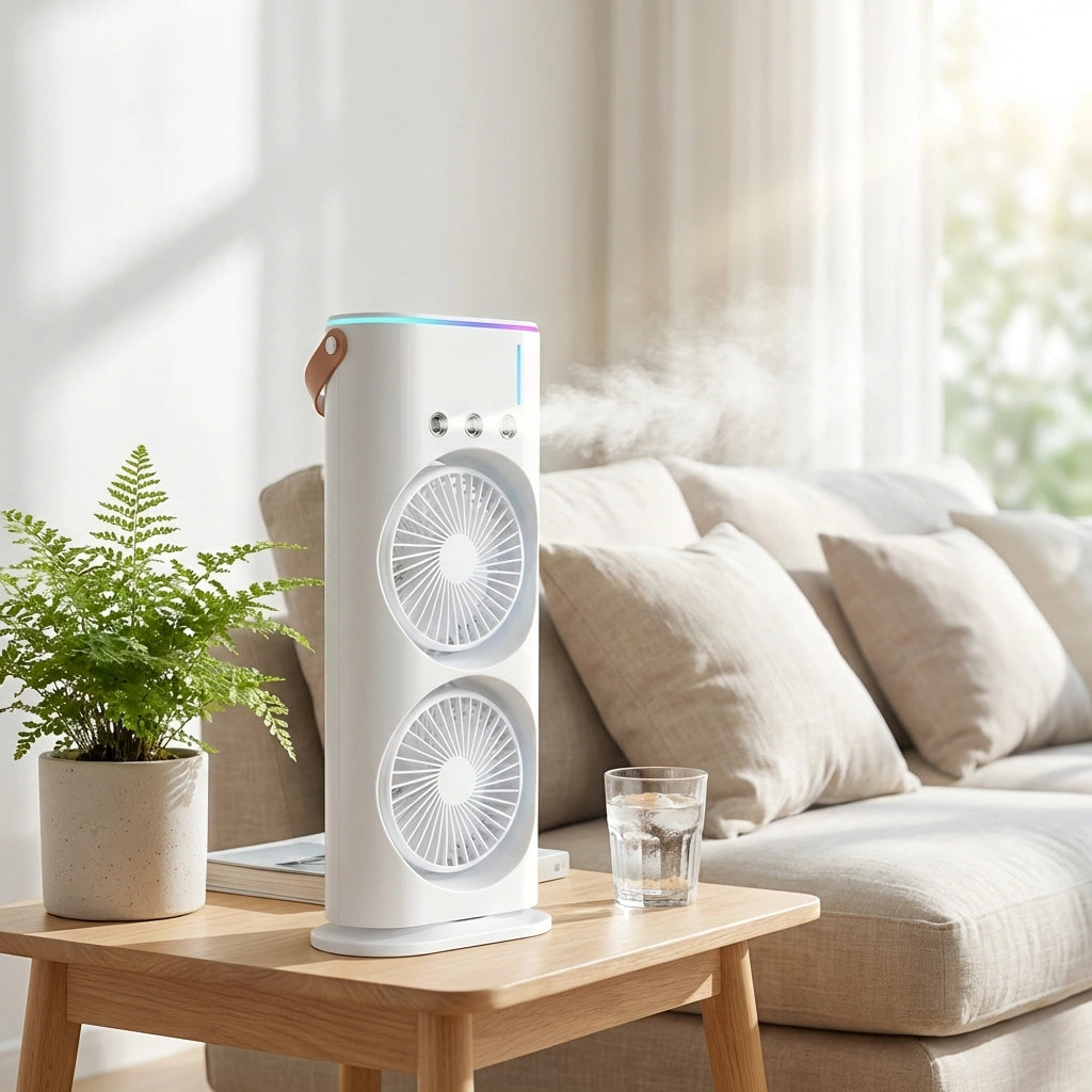 Portable Mist Cooling Fan