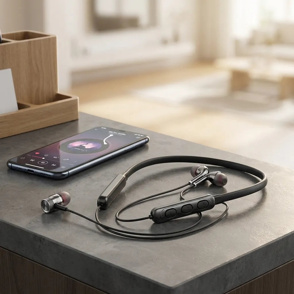 Wireless Bluetooth Stylish Look Neckband