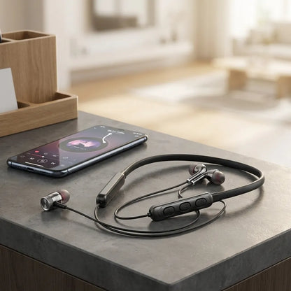 Wireless Bluetooth Stylish Look Neckband