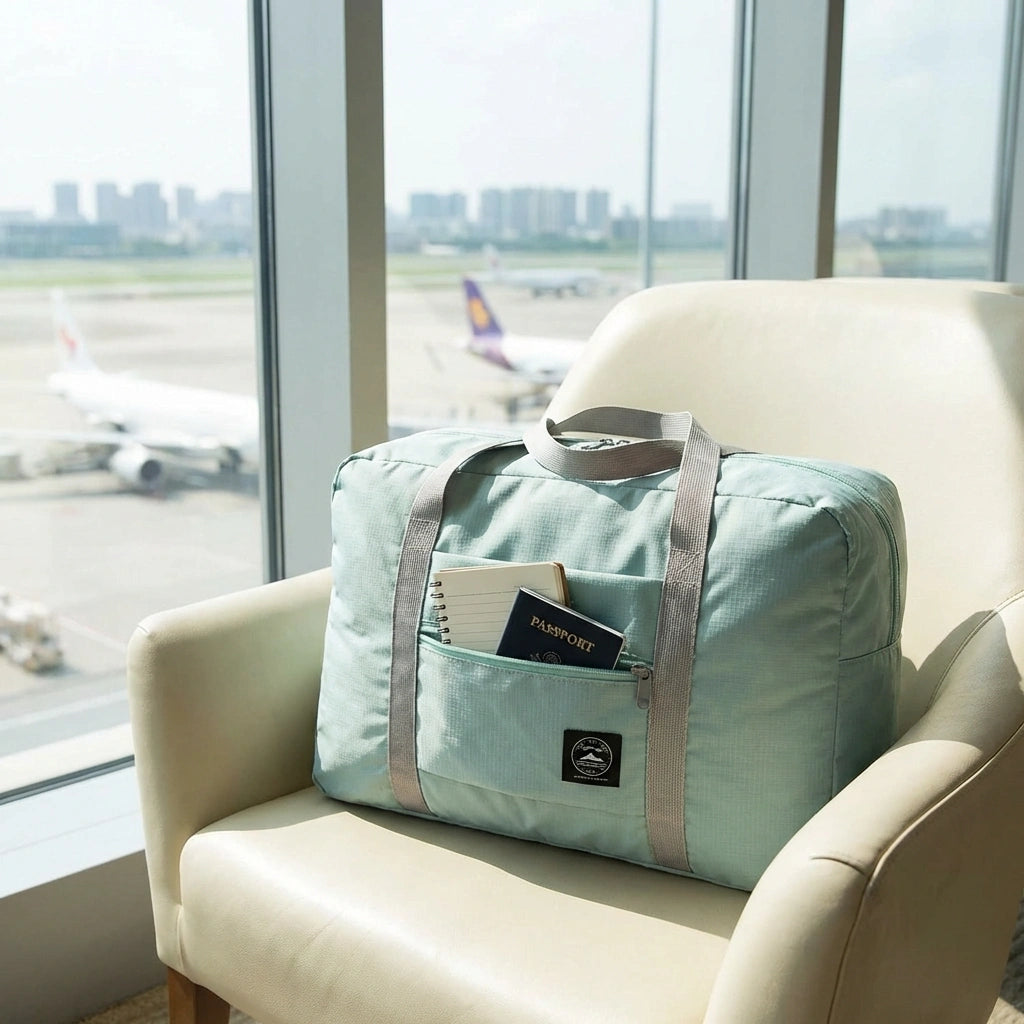 Foldable Travel Waterproof Duffel Bag (1 Pc)