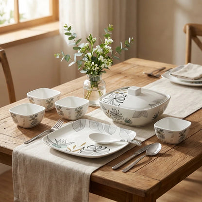 11-Piece Dinner Set with Donga