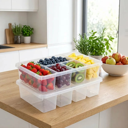 5-Compartment Fridge Organizer