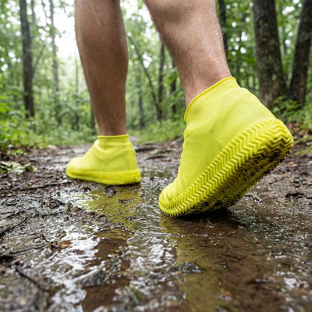 Shoe Cover-Silicone Reusable Boot Cover Shoe Protector