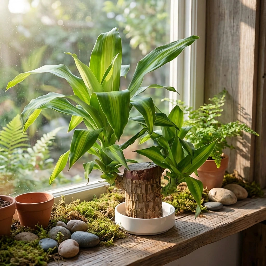 Brazilian Lucky Wood, Mini Home Plant Decorations (Pack of 2)