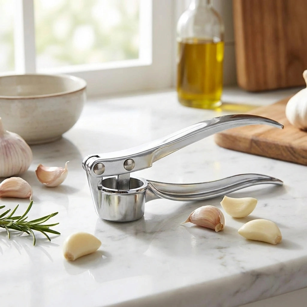 Aluminum Garlic Crusher