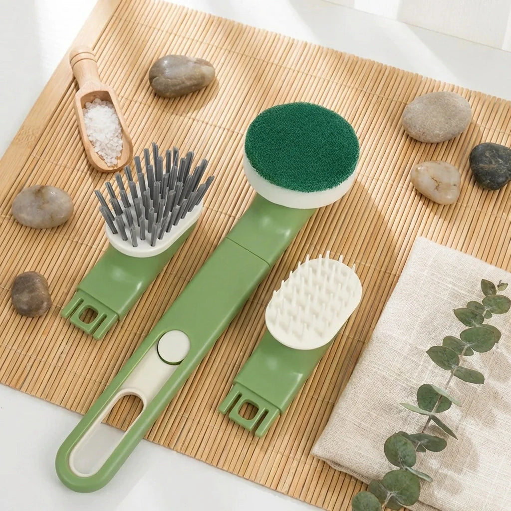 Long-Handle Dish Brush Set
