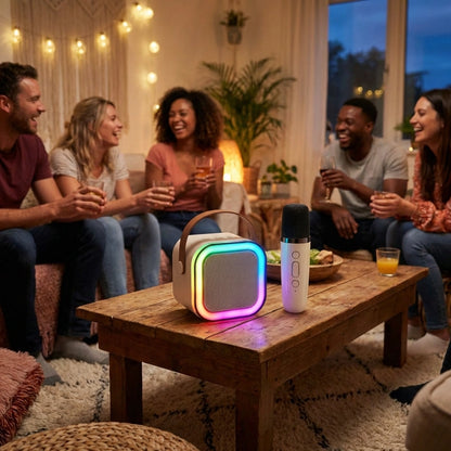 Bluetooth Speaker with Karaoke Mic