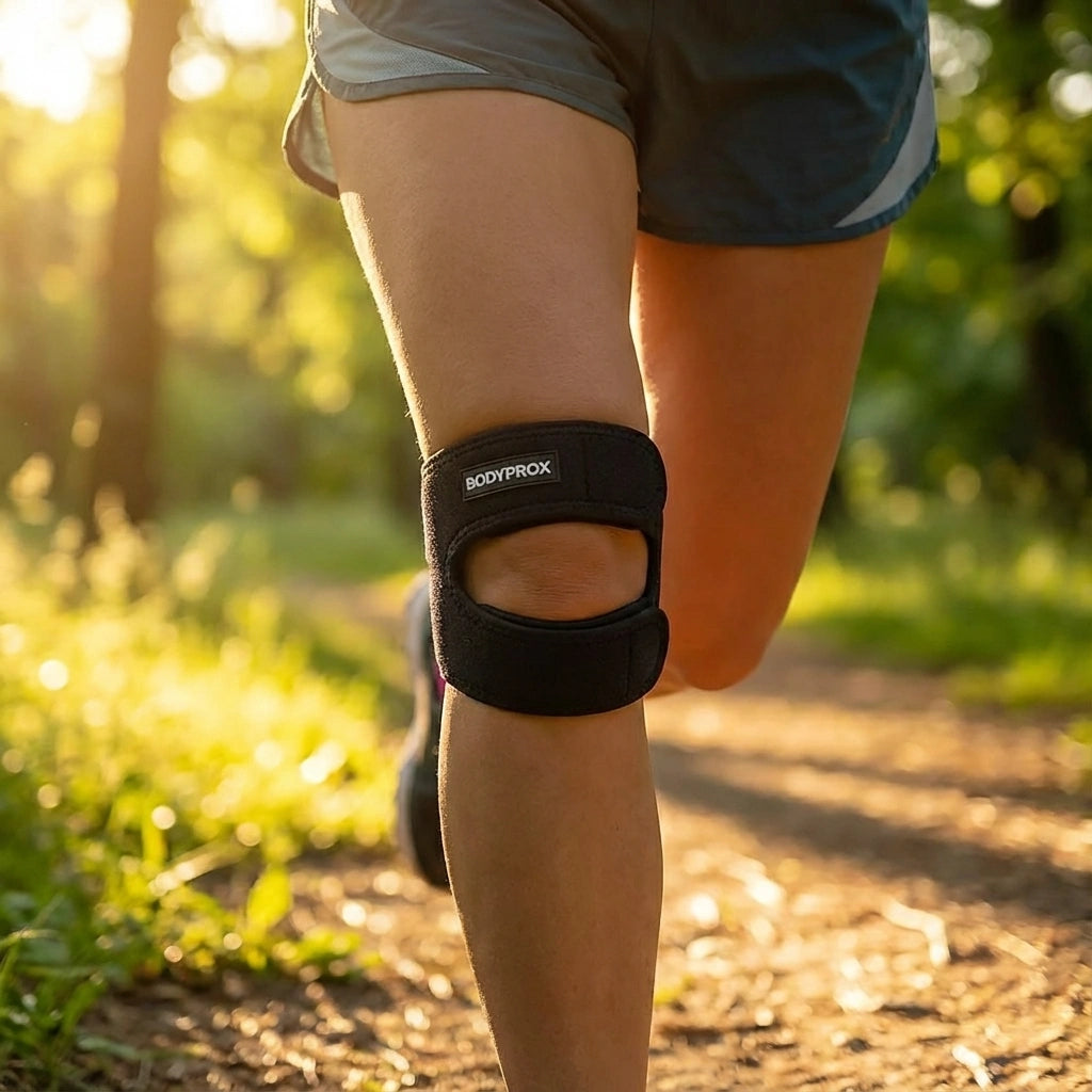 Adjustable knee strap