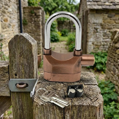 Security Padlock with Alarm