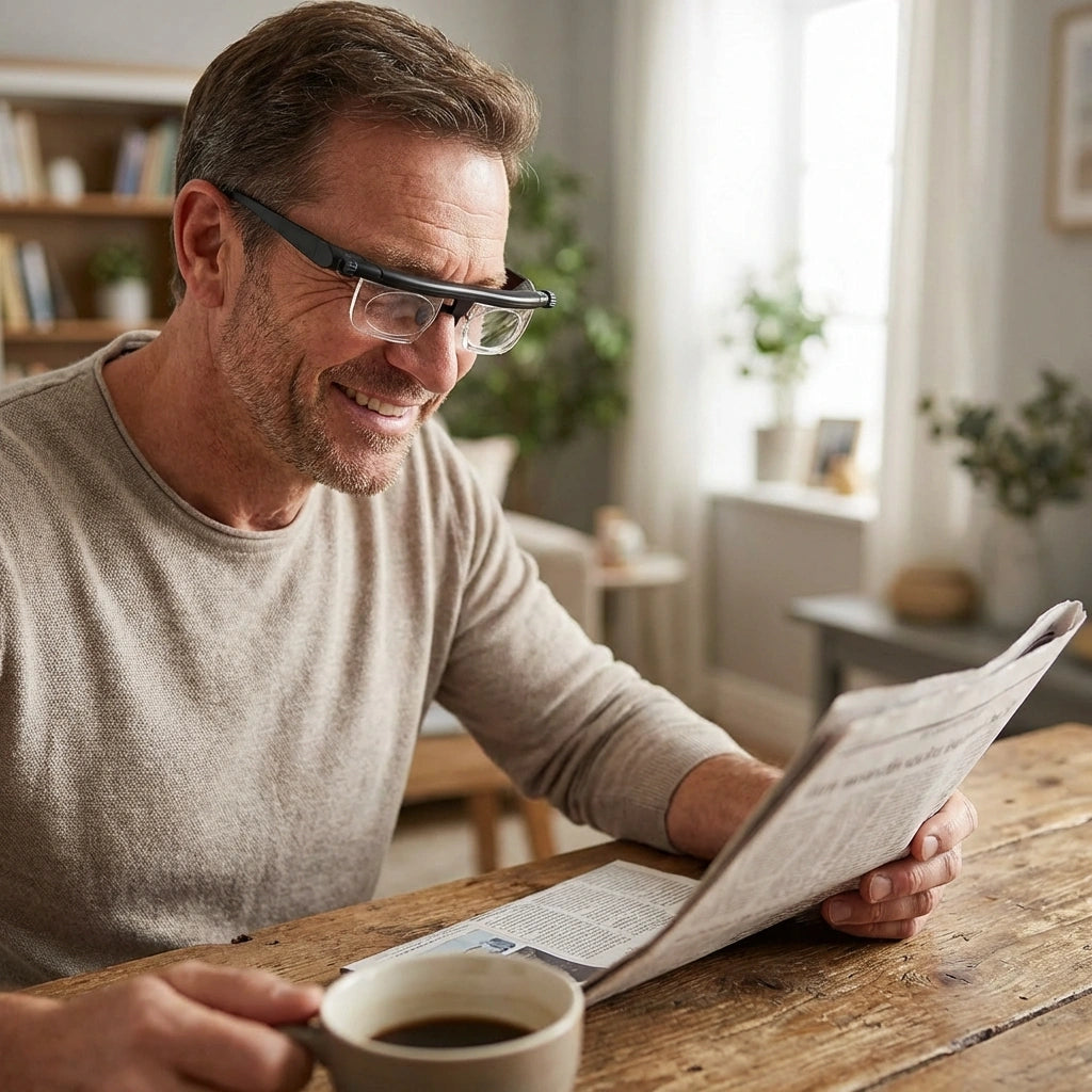 Flex focus adjustable glasses