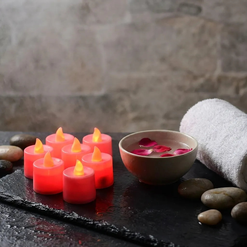 Red Flameless LED Tealights