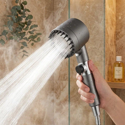 High Pressure 3-Setting Filtration Shower Head