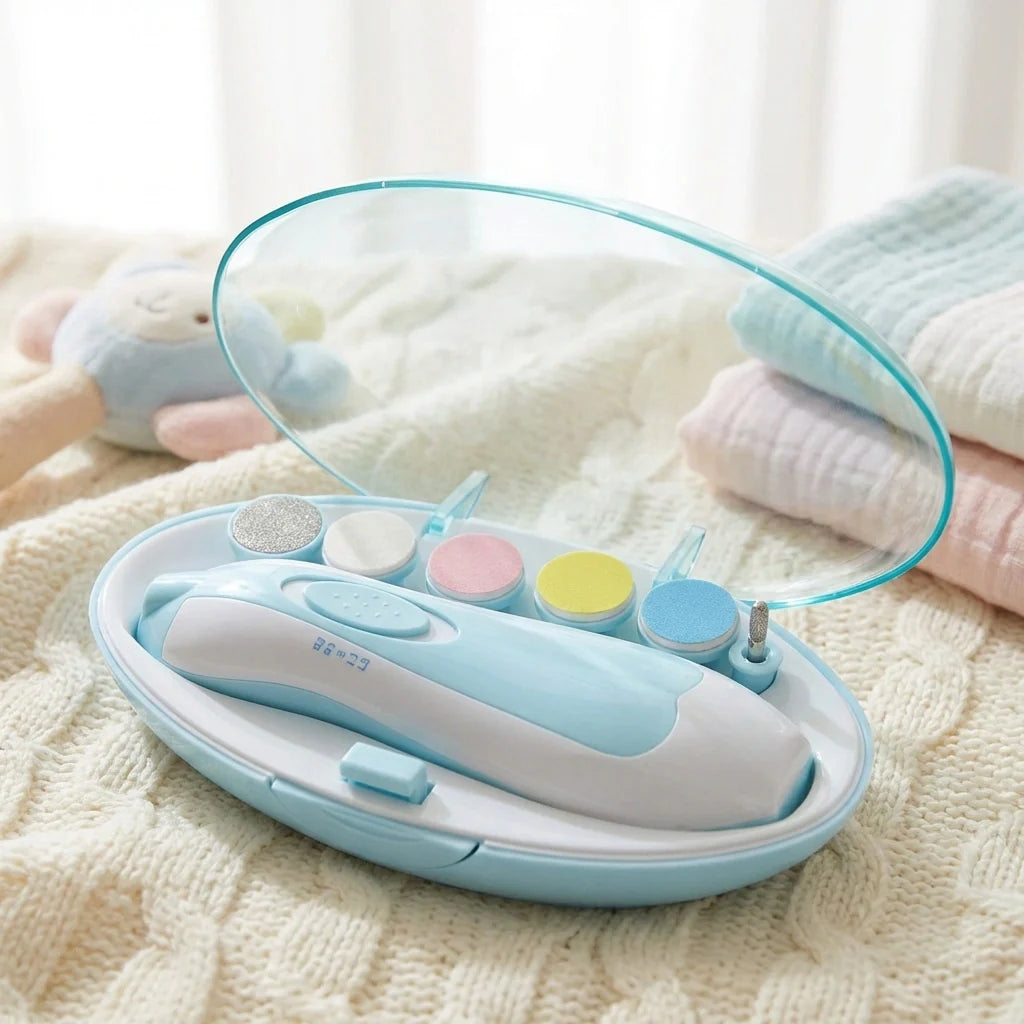 Electric Baby Nail Trimmer With Grinding Heads