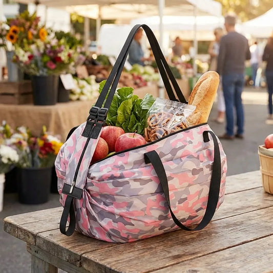 Zip-Top Foldable Tote