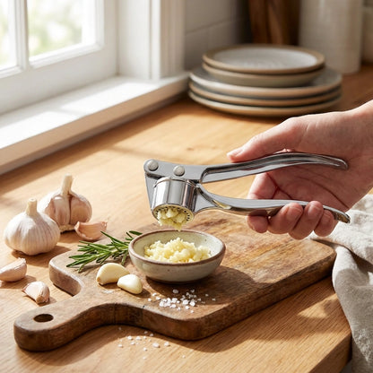 Aluminum Garlic Crusher