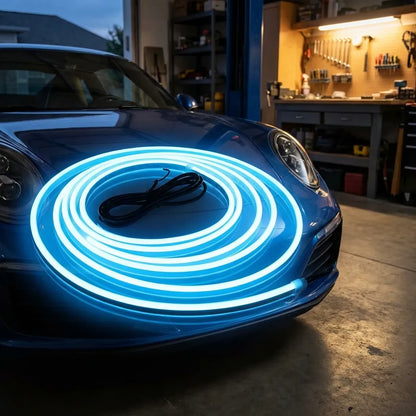 Universal Flexible Car Led Hood Strip Lights (White Light)