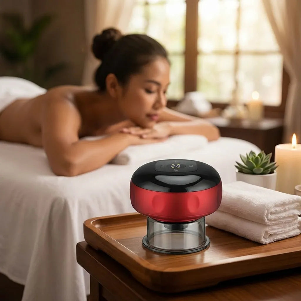 Electric Cupping Machine with Heat – 12 Levels