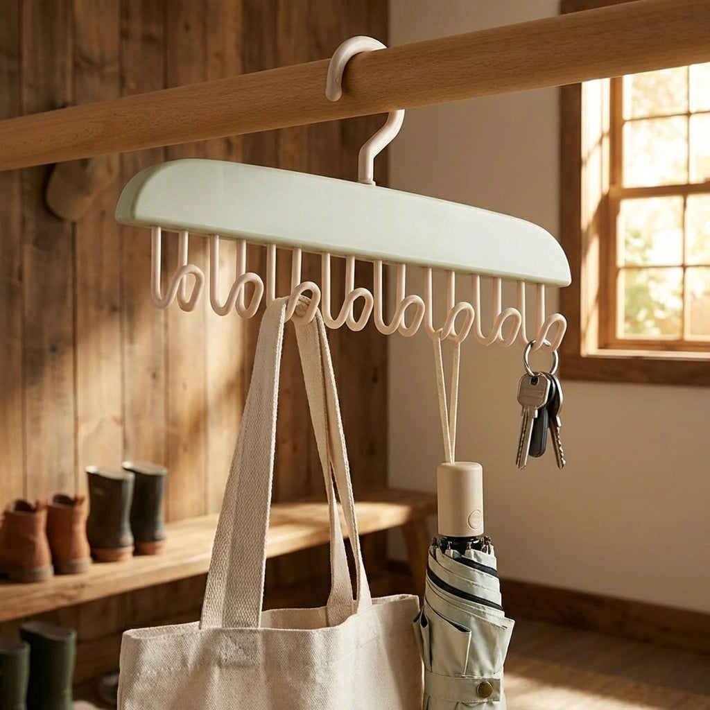 Multi-Clip Closet Hanger