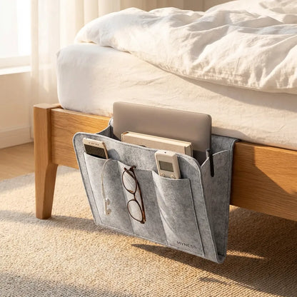Bedside Caddy Essentials Pocket Hanging Storage Organizer