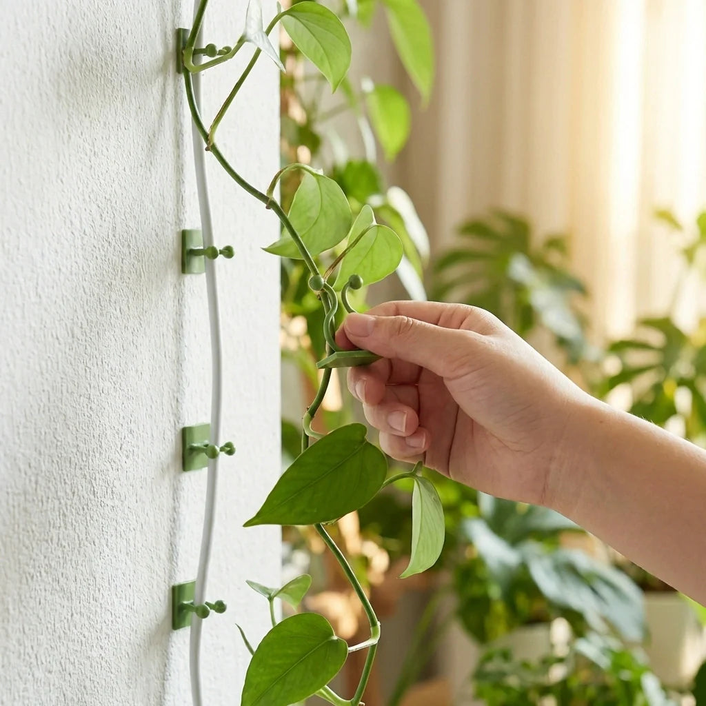 No-Drill Garden Wall Clips