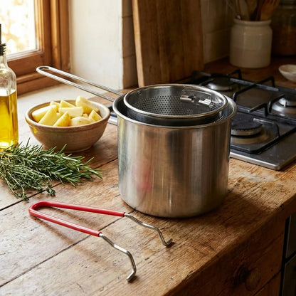 Stainless Steel Frying Pot (2 Pc)
