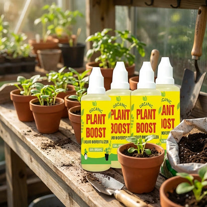 Plant Boost Liquid Biofertilizer for All Crops,Organic (Pack of 4)