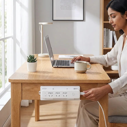 Self Adhesive Power Strip Holder (Pack of 4)