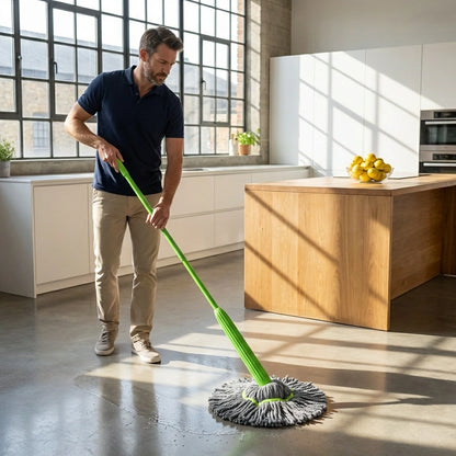 Self-Twisting Rotating Mop