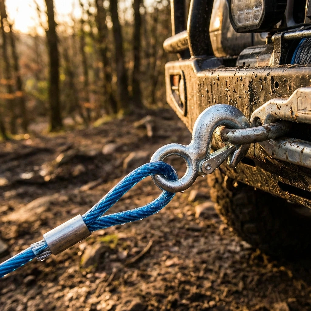 Heavy Duty Steel Wire Car Towing Pull Rope 10 mm