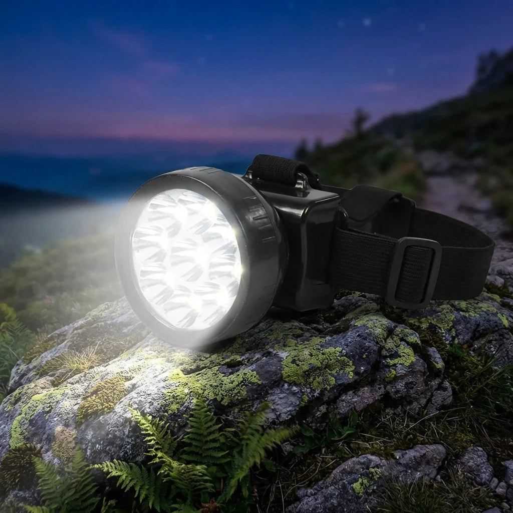 Rechargeable 9-LED Headlamp