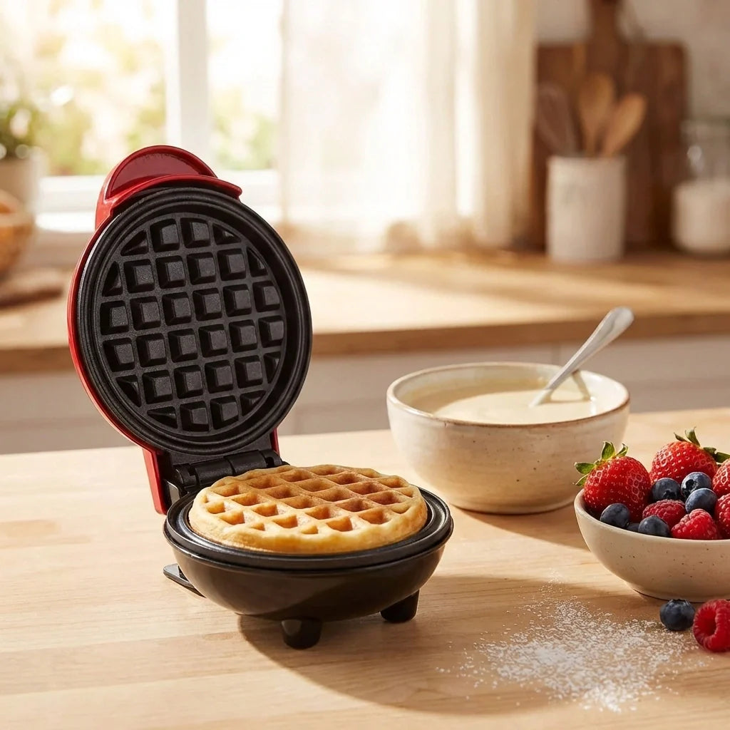 Mini Non-Stick Waffle Maker