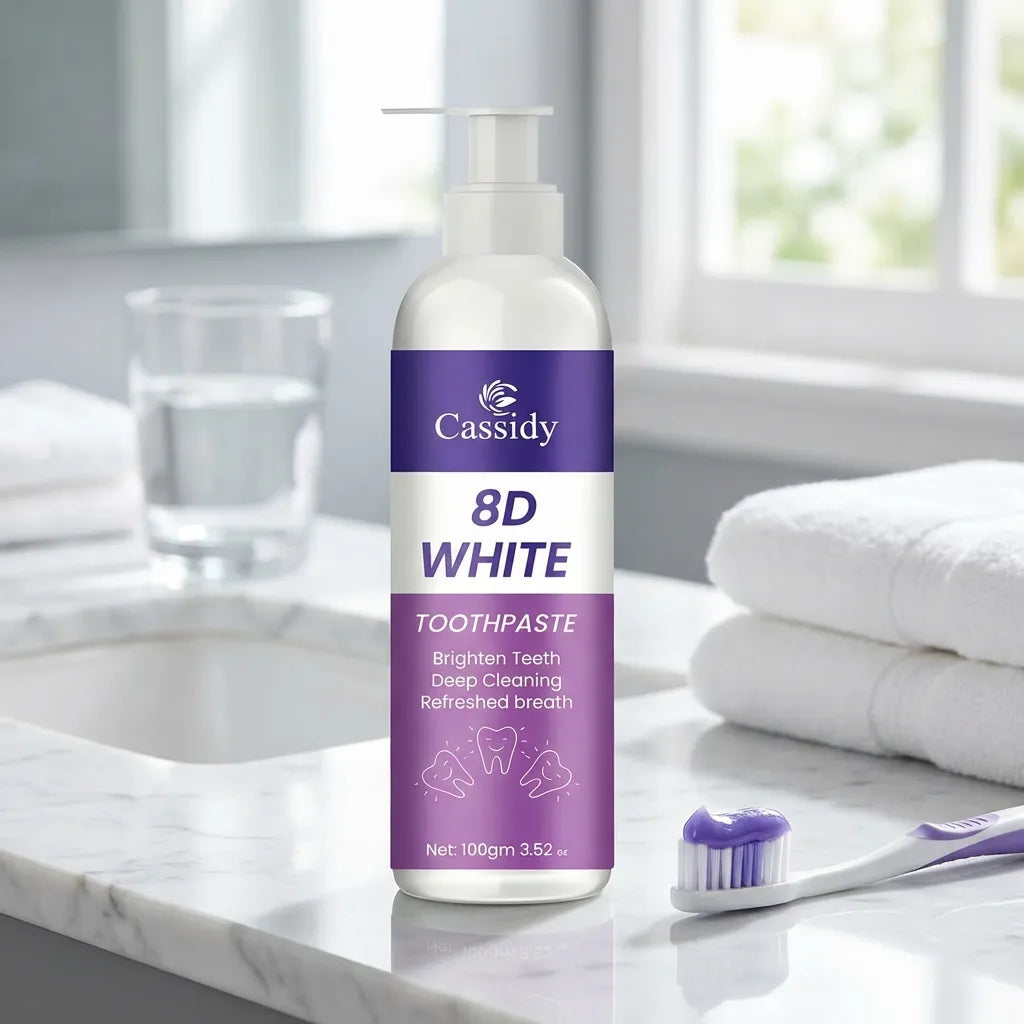 8D Whitening Toothpaste Duo