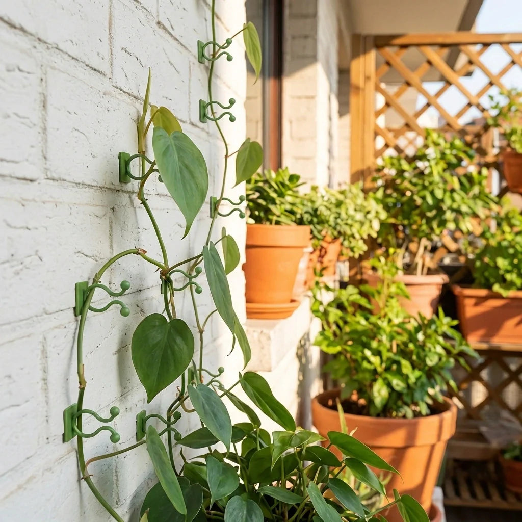 No-Drill Garden Wall Clips