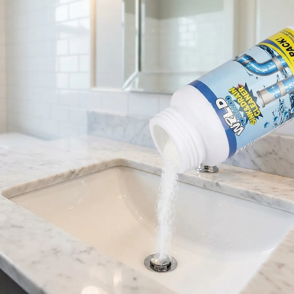 Powerful Drain Blockage Cleaner Sink