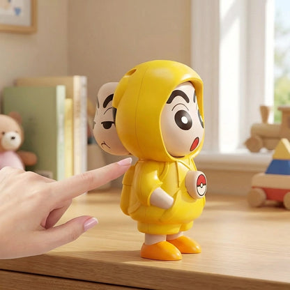 Shinchan Mood Flip Keychain