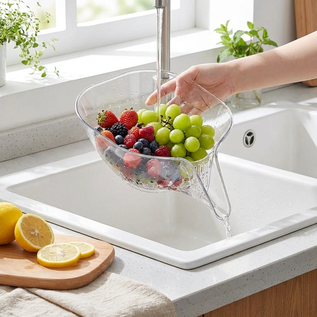 Sink Strainer Basket Funnel