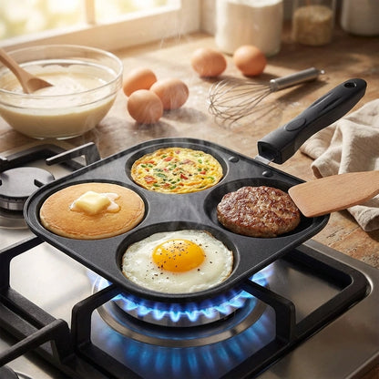 4 Hole Non-Stick Pan