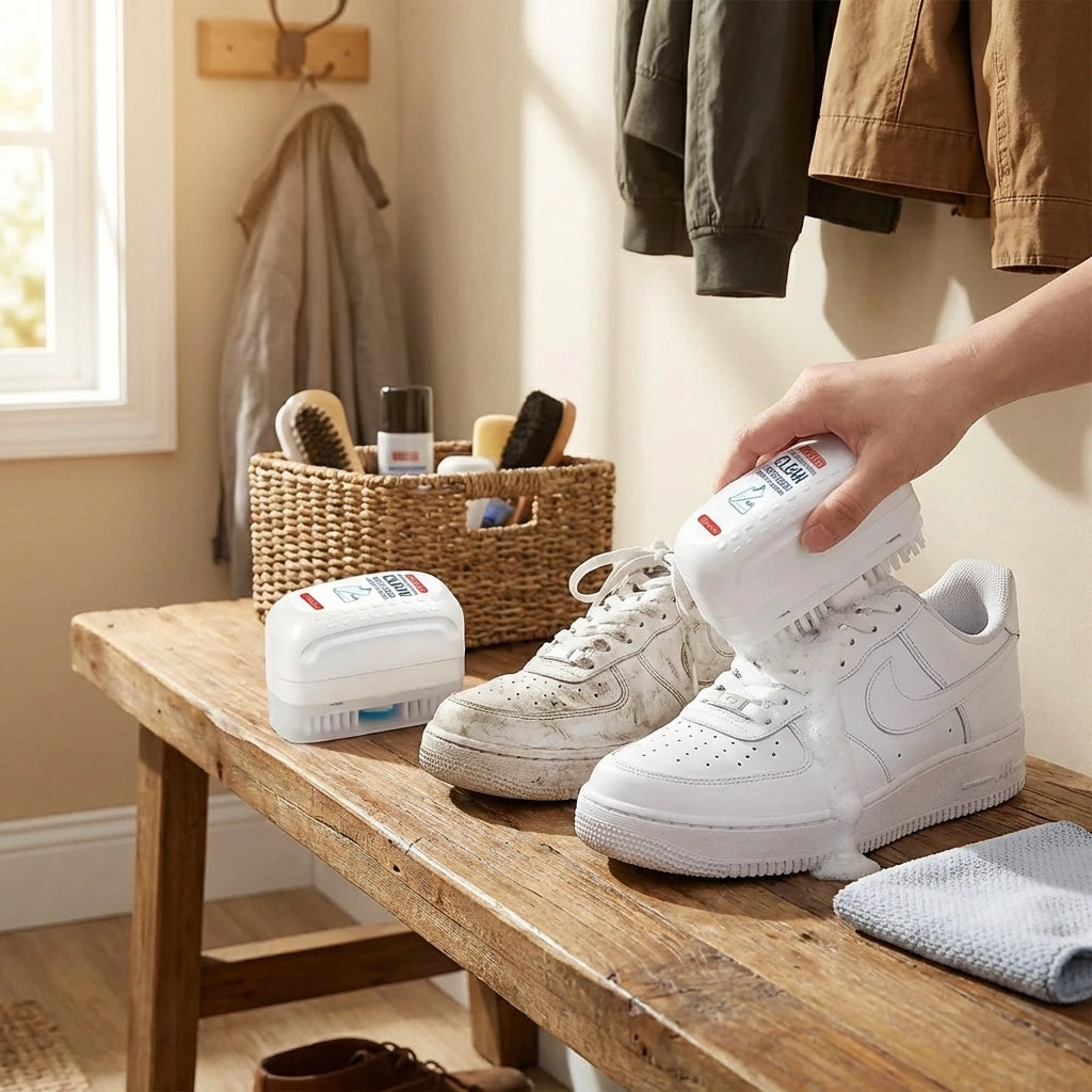 Dual-Sided Shoe Cleaning Brush