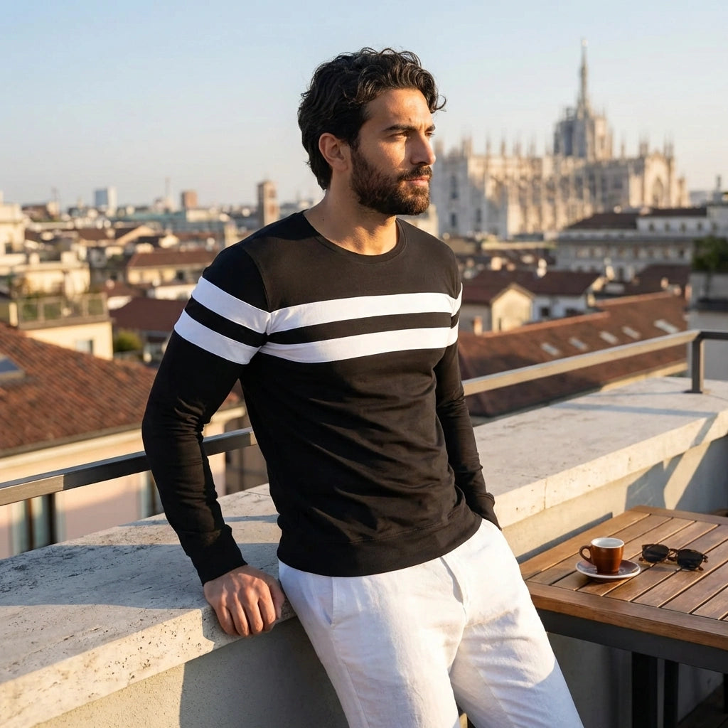 Essential Black Cotton Tees