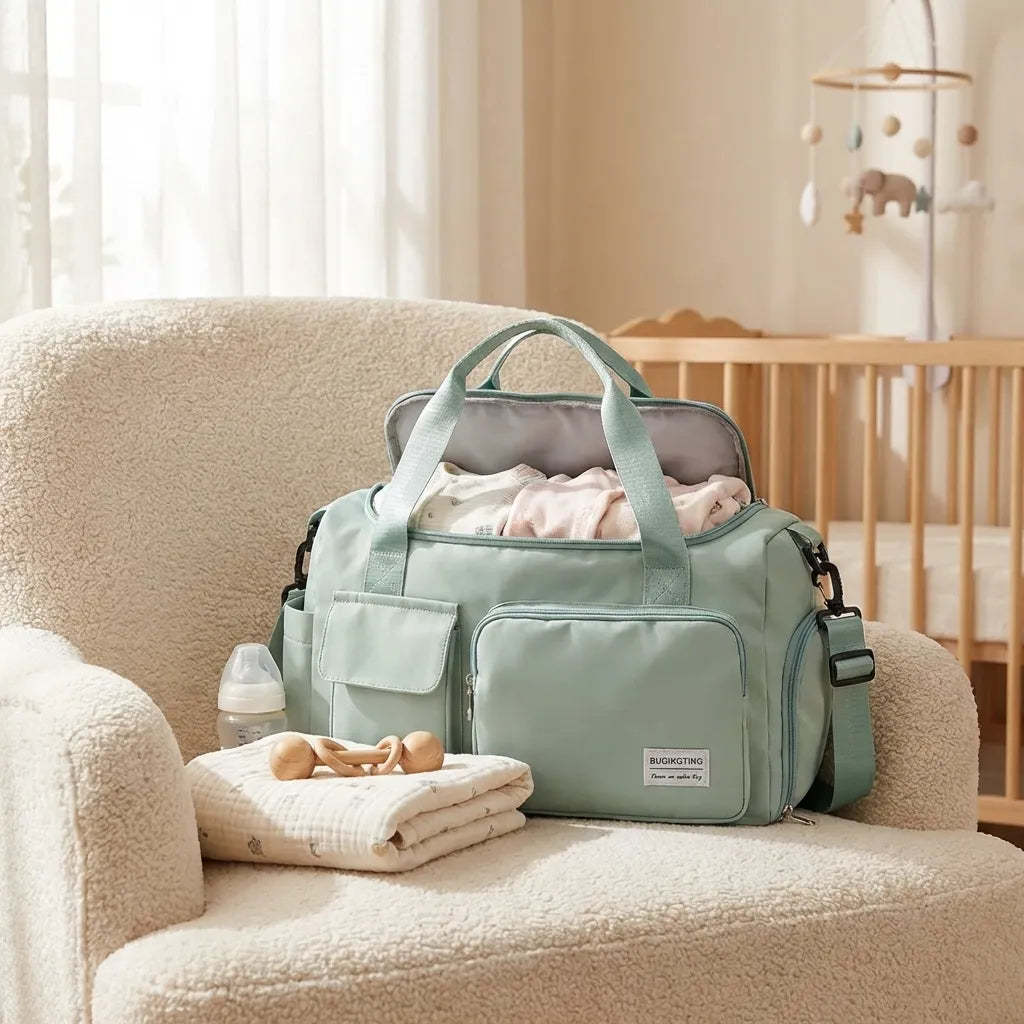Duffle Bag with Shoe Compartment